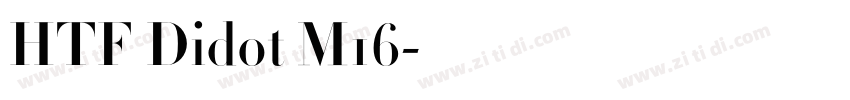HTF Didot M16字体转换